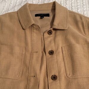 Talbots Women's Textured Tan Blazer